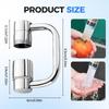 1080 Degree Swivel Stainless Steel Kitchen Faucet Extender Universal Dual Mode Bathroom Sink Accessories with Adapter