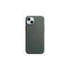 Apple - Back Cover for Mobile Phone - MagSafe Compatibility - FineWoven - Evergreen - for iPhone 15 Plus