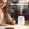 Mini Umidificador Portátil 300ML Desenho Animado USB Umidificador de Névoa Fria com Luzes Coloridas Pequeno Umidificador Pessoal de Mesa com Desligamento Automático para Quarto