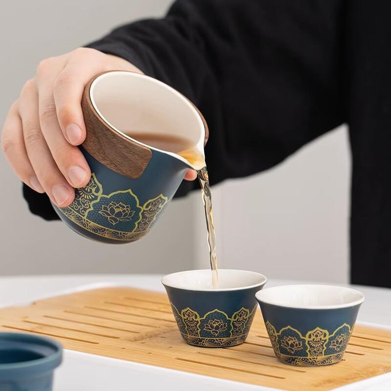 Portable Ceramic Travel Tea Set
