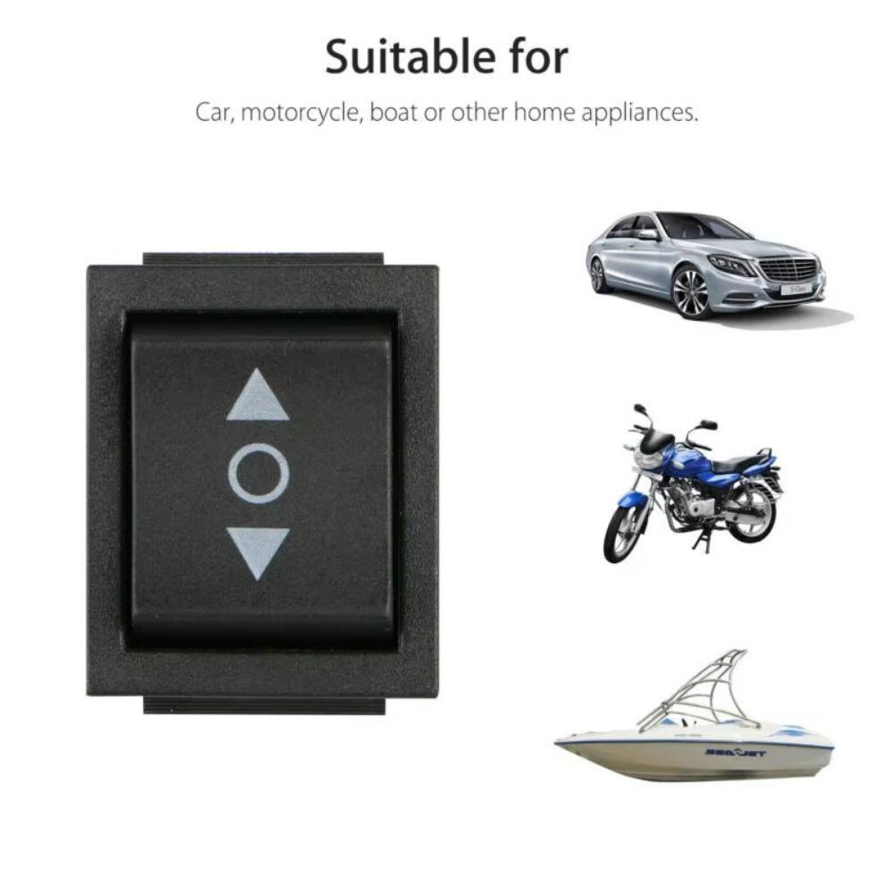 10pcs High Current Momentary Rocker Switch 6 Pin Terminals Push Button Switch Car