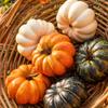 Artificial Pumpkin Ornaments: Farmhouse Harvest Festival Decor for Home & Supermarket