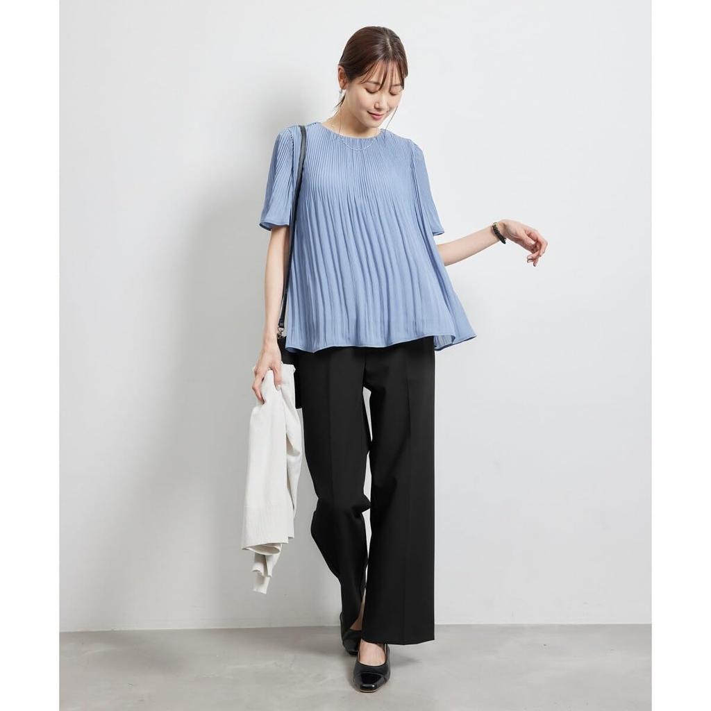 ROPE PICNIC Straight Cool to the Black Size 36 Mesh-Lined Pants/UV Protection, Touch, Quick-Drying, (01)