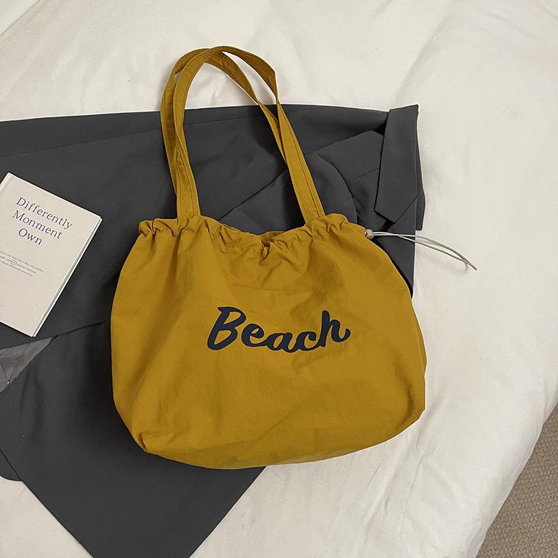 Nylon Bag Women's 2025 New Fashionable Large-capacity Shoulder Underarm Bag Versatile Student Tote Bag