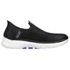 Skechers Go Walk 6 Hands Free Slip Ins Low top Walking Shoes Women's Black 124569-BKLV