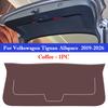For Volkswagen VW Tiguan L PRO Allspace Car Trunk Door Anti Kick Pad Tailgate Protector Sticker Cargo Liner Interior Accessories