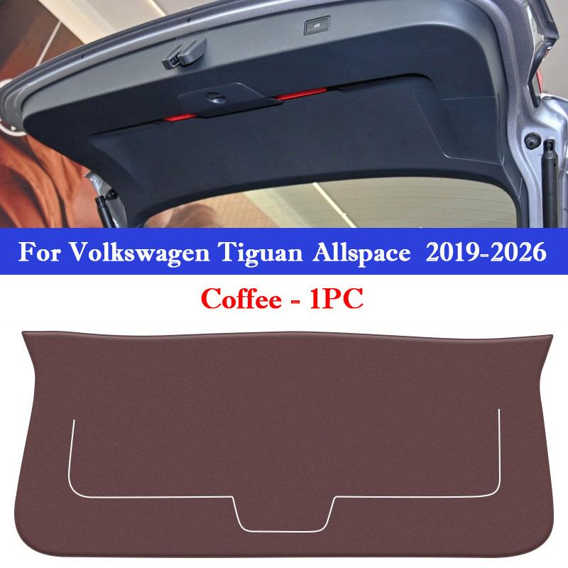 For Volkswagen VW Tiguan L PRO Allspace Car Trunk Door Anti Kick Pad Tailgate Protector Sticker Cargo Liner Interior Accessories
