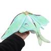 Plyšák Luna Moth Měsíční můra Měkké Realistické Zelená Luna Moth Plyšové zvířátko Plyšák Přírodní téma Pro děti Milovníky hmyzu Dárek k narozeninám