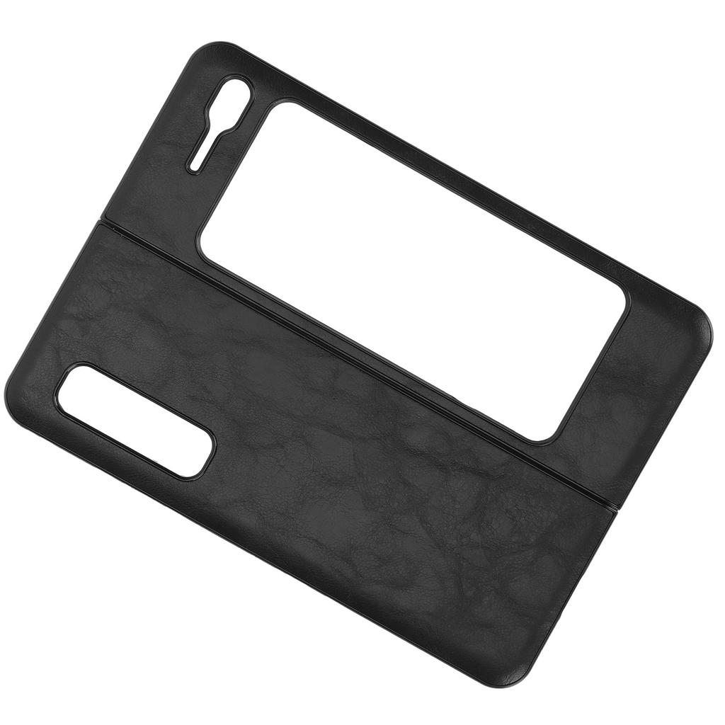 Mobile Phone Leather Case AllInclusive AntiFall Protective Cover for Fold 1 W20(Black )