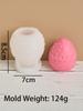 3D Easter Egg Silicone Candle Mold Embossment Egg Candle Making Supplies Plaster Ornaments Handmade Soap Mould Home Decor Gifts