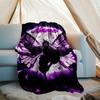 Personalized Custom Name Blanket - Demon Slayer Shinobu Kocho Print Design,Blanket for Sofa,Bed,Travel,Camping - Soft and Warm, Great Gift