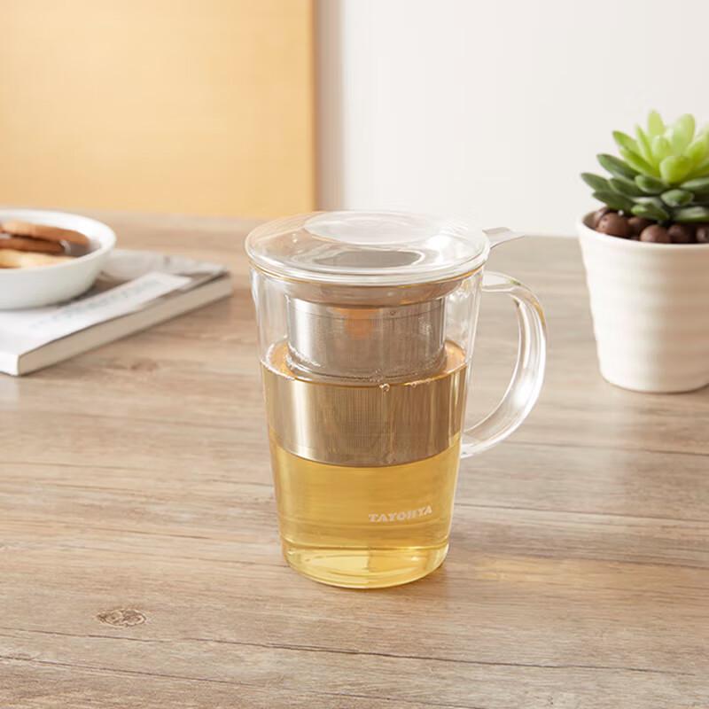 TAYOHYA Mingya Glass Tea Infuser Cup 400ml