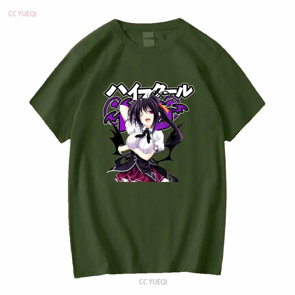 Akeno Himejima High School Dxd Essential T Shirt All Size Vintage Washed Slightly Breathable Designer Clothes Casual Fashion