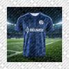 26-27 Herren Deutschland Fußball Unisex Match Training Schnelltrocknend Atmungsaktiv Fußball Sport Erwachsenen Trikot S-Schalke 04 Heim Auswärts Trikot