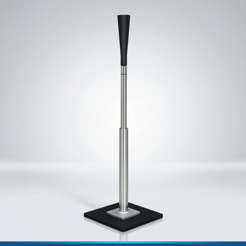Batting Tee with Rubber Top Easy to Set up Baseball for Gym