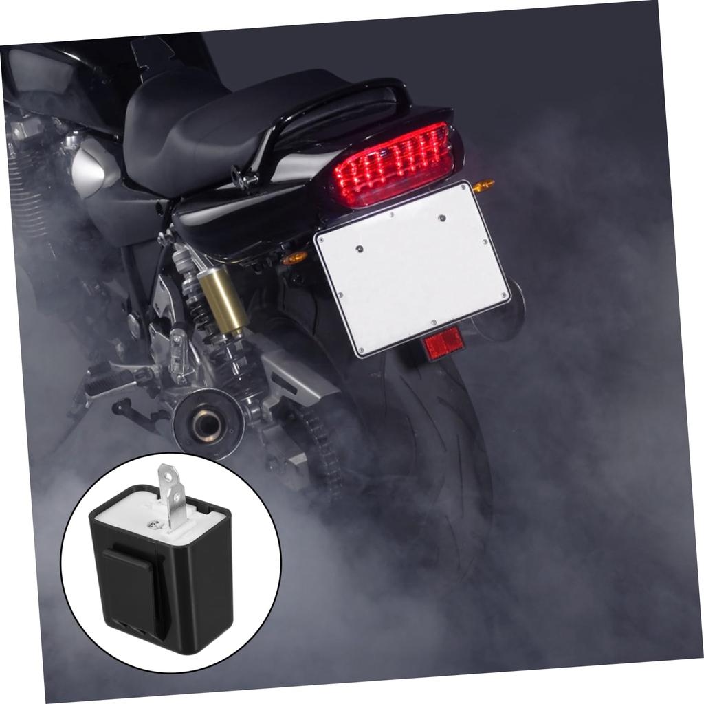 VICASKY 8pcs Relay Led Flashlight Motorcycle Turn Signal Motorcycle Turn Light Bike Switch Adjustable Plastic Flasher