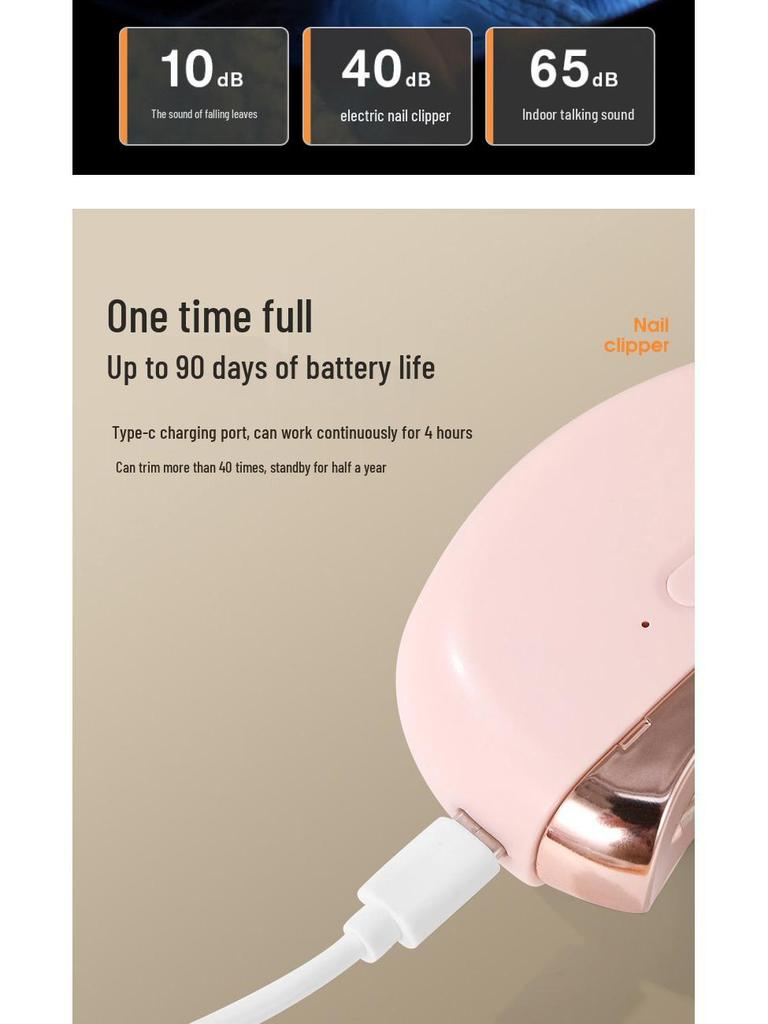 Child-Safe Electric Nail Clipper & Adult Trimmer Set