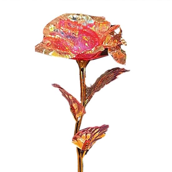 Künstliche bunte Rose Regenbogenrose Geschenk für Muttertag Erntedankfest Valentinstag Geburtstagsparty