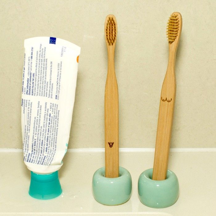 Brosses à dents - Kikkerland - Nudie - Biodégradable - Éco-responsable - Bambou durable