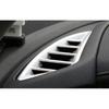For Mazda 6 Atenza 2016-2017 Matte Silver Dash L&R AC Air Outlet Vent Trim 2PCS