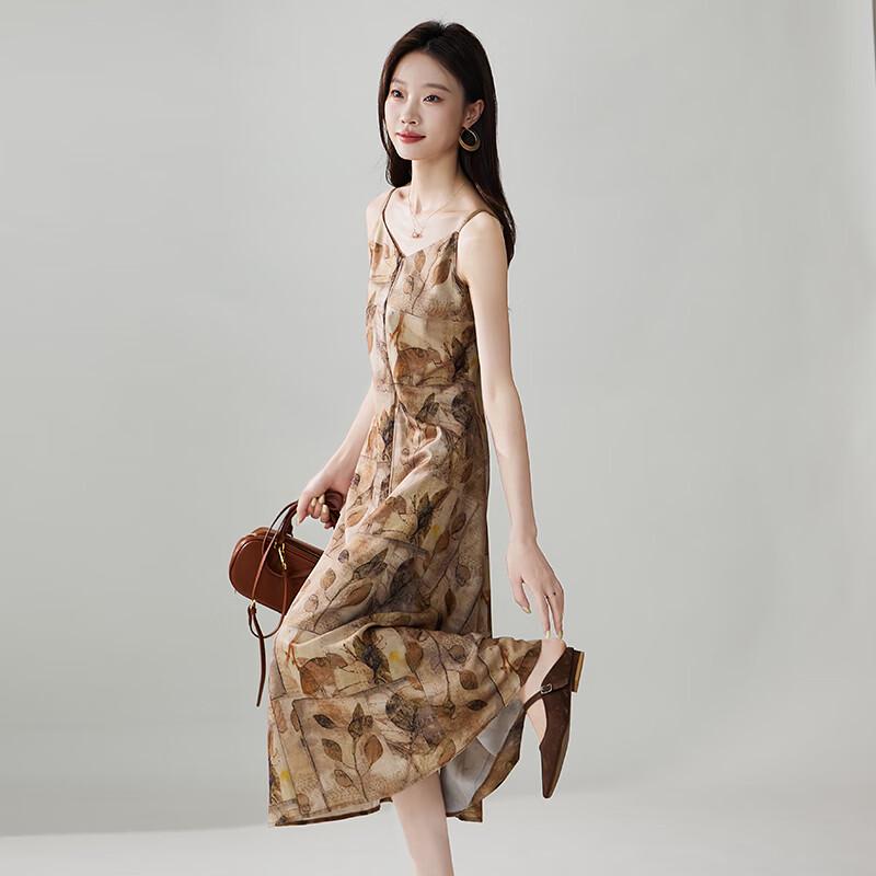 

SOFSIL 2026 Весеннее цветочное платье-майка с V-образным вырезом L