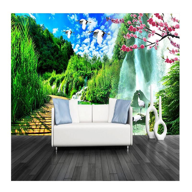 

Mural Wallpaper Nature Landscape 3D Poster Wall Mural For Living Room Kitchen Wallpapers 200 cm(W) x 140 cm(H)