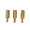 A74E-500 Pcs M3 Male X M3 Female 11Mm Length Brass Screw Thread PCB Stand-Off Spacers