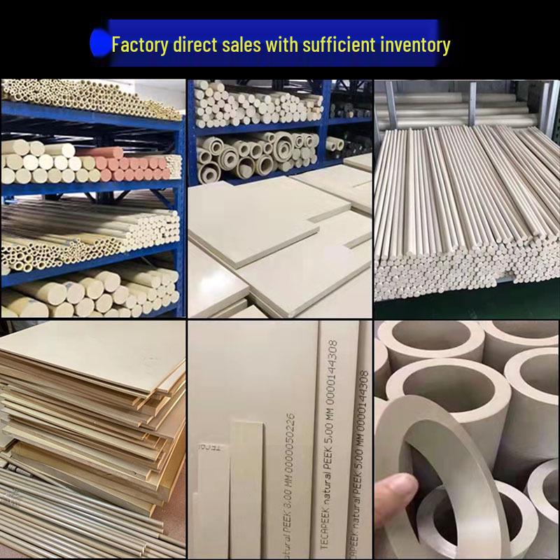 Antistatic Fiber-Reinforced PEEK Plate & Rod - High-Temperature Resistant Polyether Ether Ketone Board