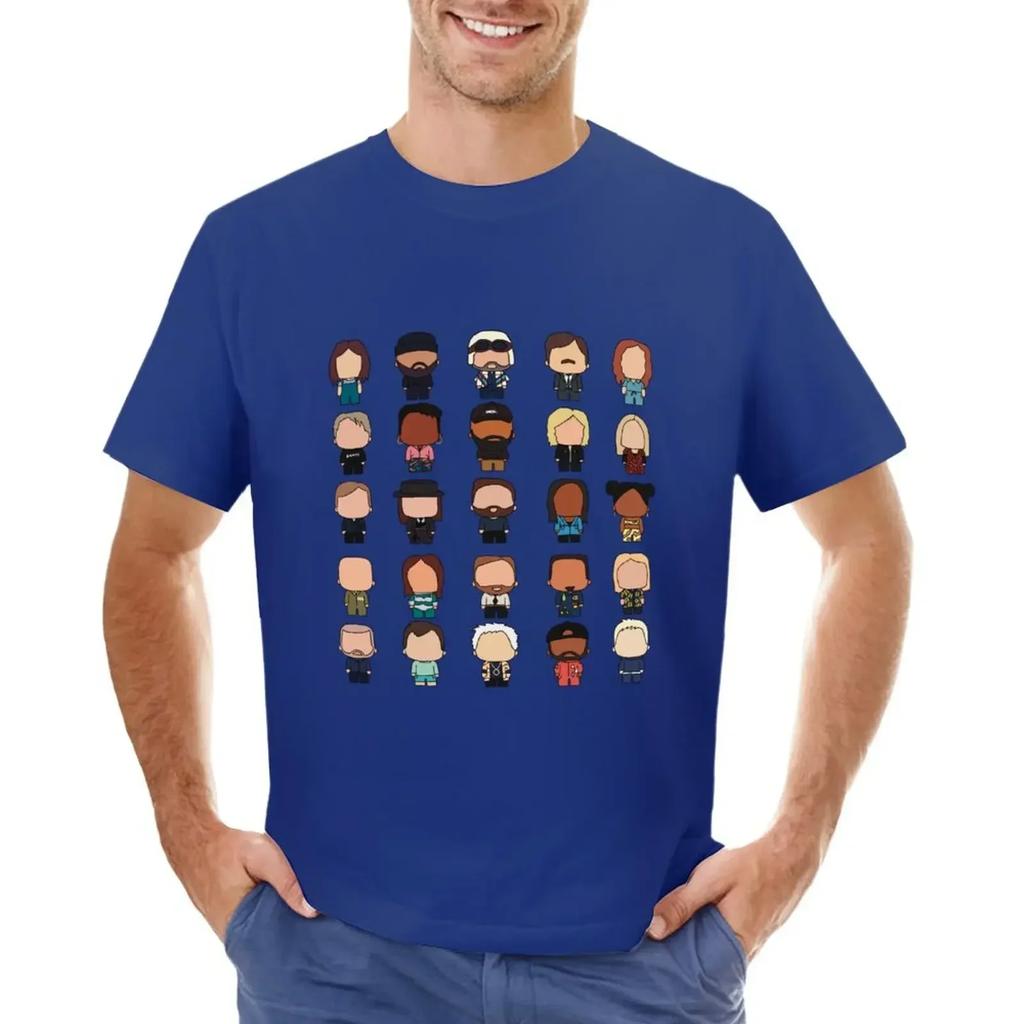 Lehrmeister (Vereinigtes Königreich) Serie 11-15 Casts T-Shirt Schwergewichte koreanische Mode T-Shirts für Männer Baumwolle