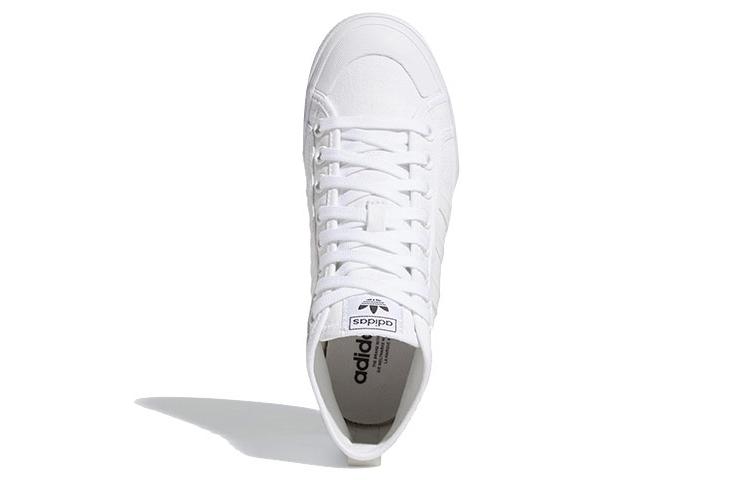 Nizza Wmns Adidas Originals Platform Mid 'Triple White' Donna FY2782