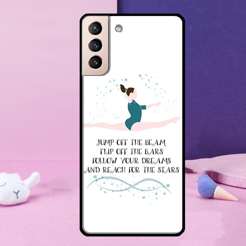 Love Gymnastics Case For Samsung Galaxy S23 S22 Ultra S21 S20 FE Note 10 20 Ultra S8 S9 S10 Plus Cover