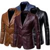 Giacche da Uomo Autunno e Inverno Cappotto Caldo Giacca di Pelle alla Moda Abbigliamento da Uomo Giacca per Uomo Lusso