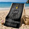 Custom Name Atletico Mineiro Personalized Microfiber Beach Towel, Quick-Dry, Ideal for Summer Travel, Beach Essential, Swimming