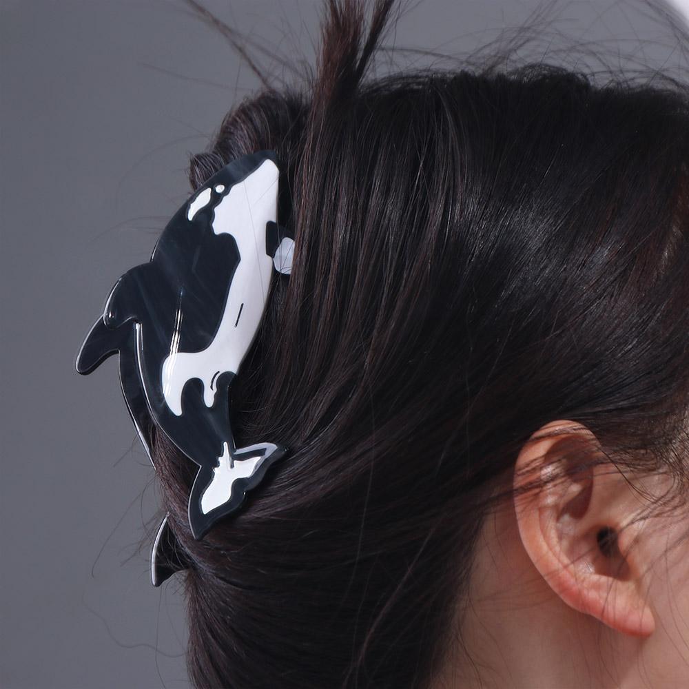 Ocean Series Manta Ray Hair Clip Fish Acetate Marine Organism Hairpin Aquarium Gifts