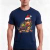 Christmas Lights Dog Dachshund Tshirt Summer Casual Cotton Tee Oversized Streetwear Tops Vintage Graphic Print
