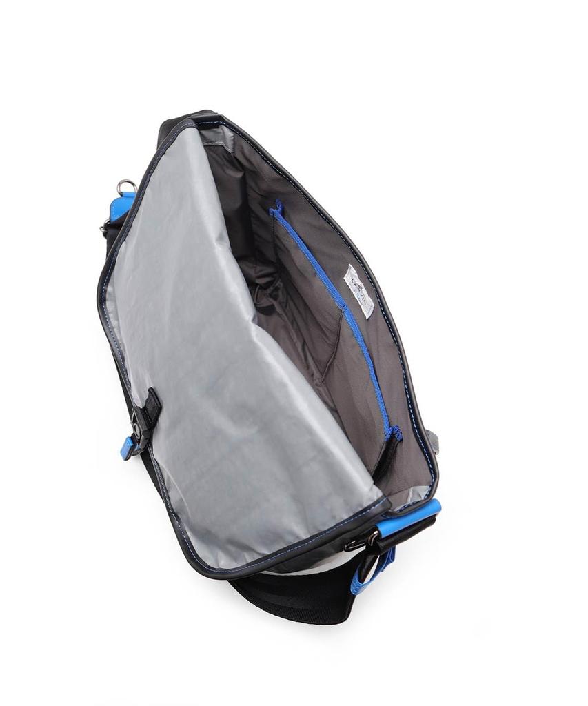 Lanvin en Bleu Heather Shoulder Gray Men's Bag,