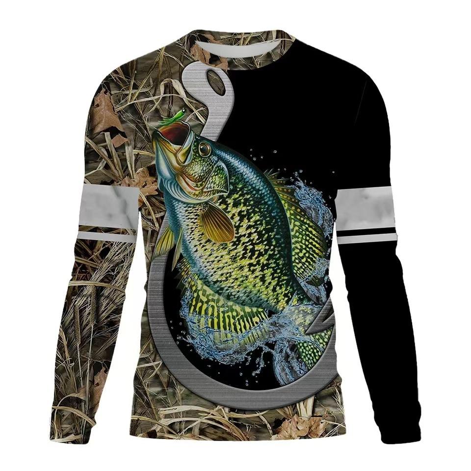 Hockey American T-Shirt Men's 3d Print Polyester Comfortable T-Shirts Long Sleeve Tops Unisex