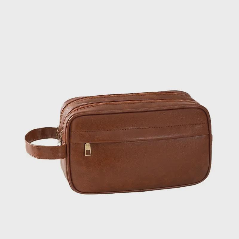 Premium Waterproof Men's Toiletry Bag - Large Capacity with Dry & Wet Separation, Perfect for Outdoor Travel
