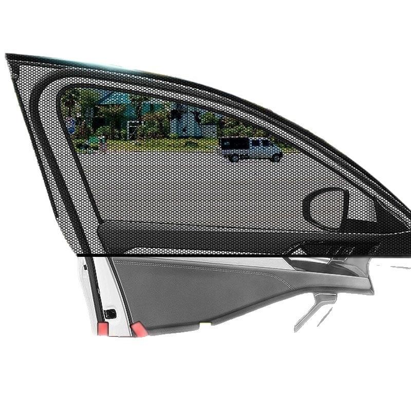 Car Sunshade Heat Insulation & Mosquito Net Mesh Curtain - Durable Window Screen for Sun & Insect Protection