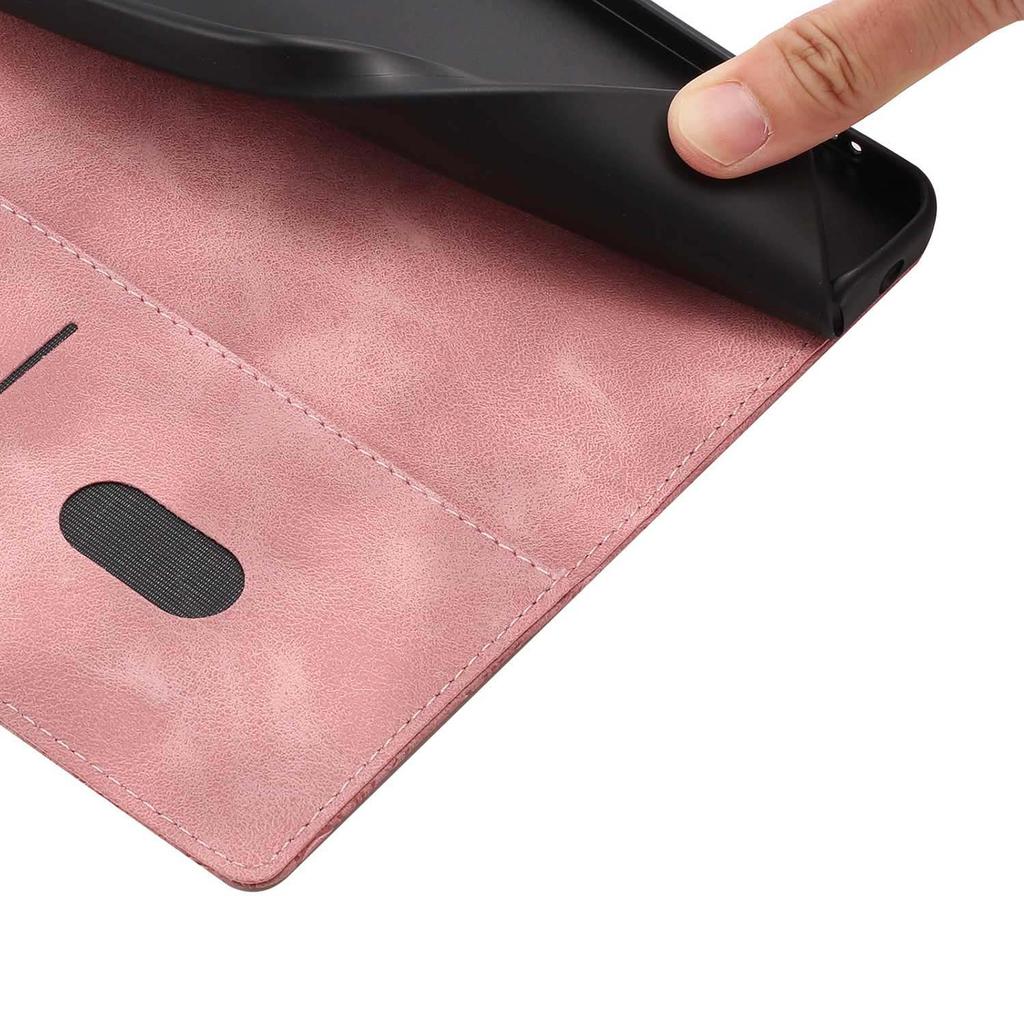 For Honor X8c 4G Flip Case Cherry Blossom Pattern Leather Wallet Stand Phone Cover with Wrist Strap