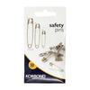 Korbond Nickel Plated Safety Pins
