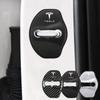 High-quality Matte Car Door Lock Cover Auto Emblems Case For Model 3 Model X Y Style Roadster Accessories