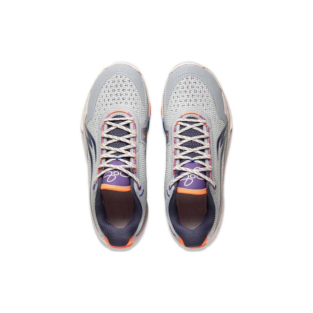 Li Ning Wade 808 3 Ultra Cushioning Slip Resistant Low top Basketball Shoes Men's Gray ABAT051-9
