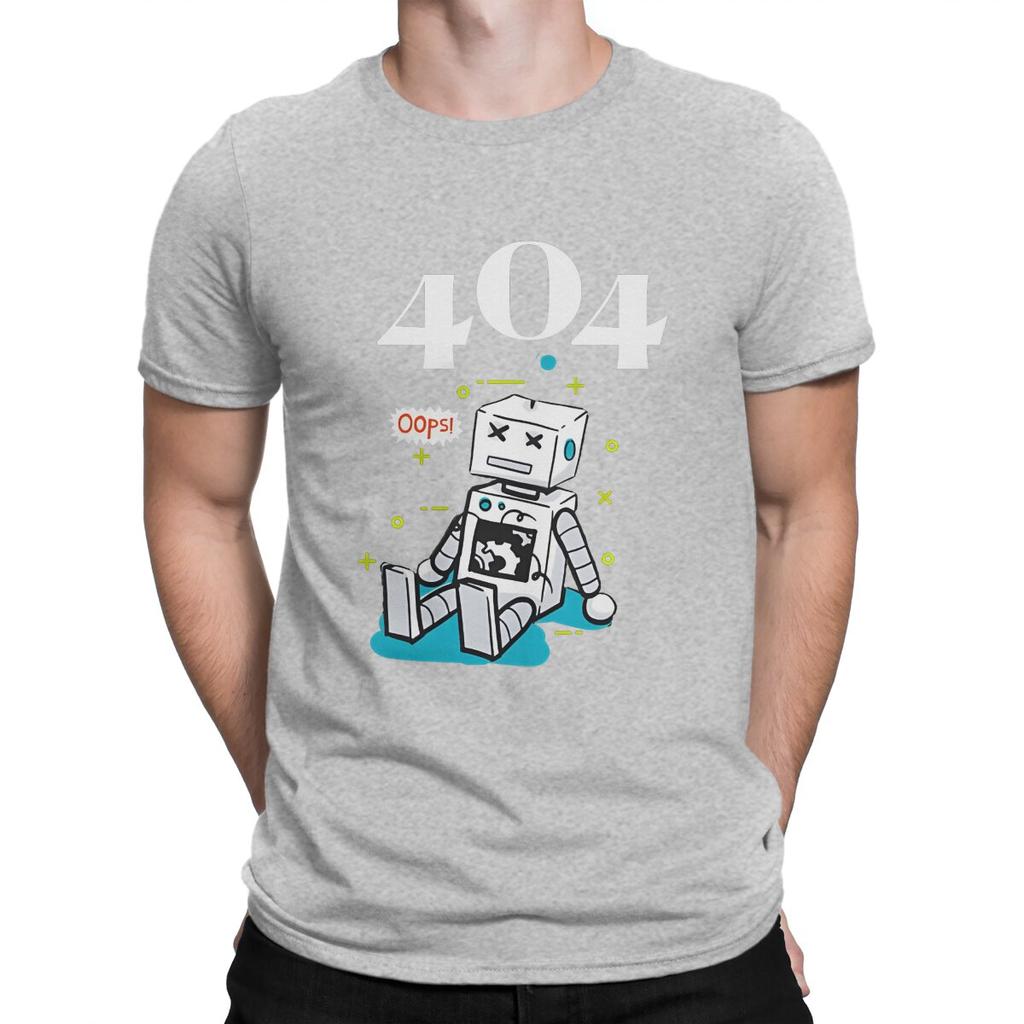 Error 404 Newest TShirt For Men Error 404 Sign Round Neck Pure Cotton T Shirt Personalize Birthday Gifts OutdoorWear