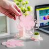 Sakura Style Coasters Heat Insulation Mats Tea Cup Mats Milk Cup Coasters Anti Slip Mats Household Heat Resistant Table Mats