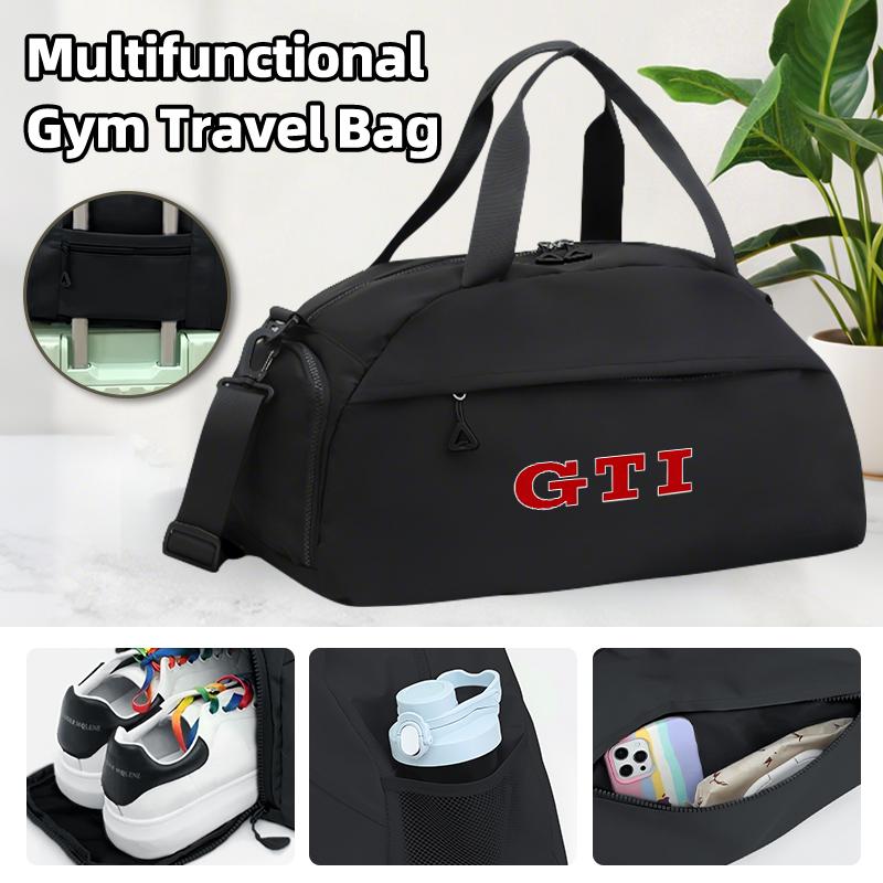 abcd1 Men Women Nylon Luggage Storage Bag Travel Gym Sport Pouches For Volkswagen VW GTI Passat Golf Tiguan Polo Scirocco Jetta T-ROC