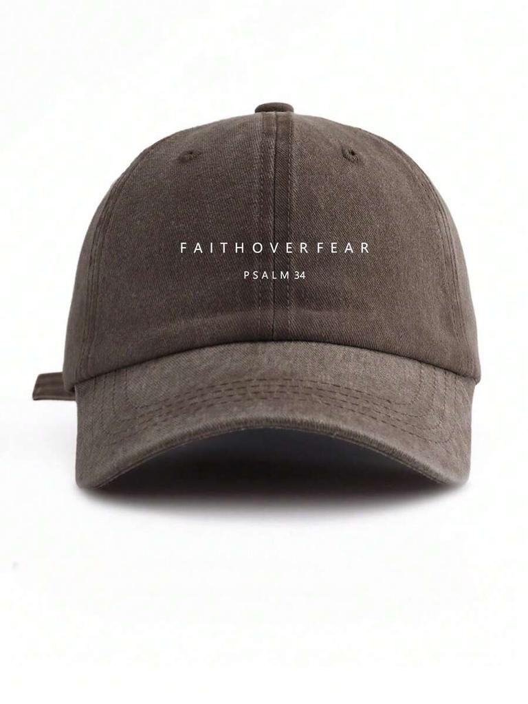 Unisex Vintage Washed Baseball Cap With Jesus Saves Cross Graphic