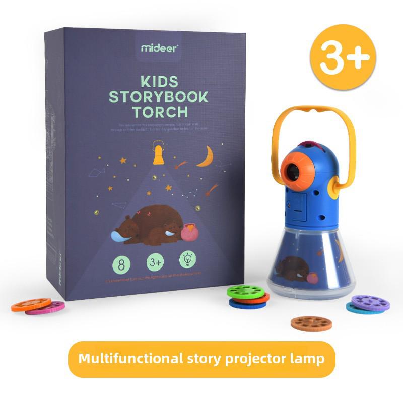 Mideer Milu Multifunctional Story Projection Lamp - Luminous Early Education Toy for Kids