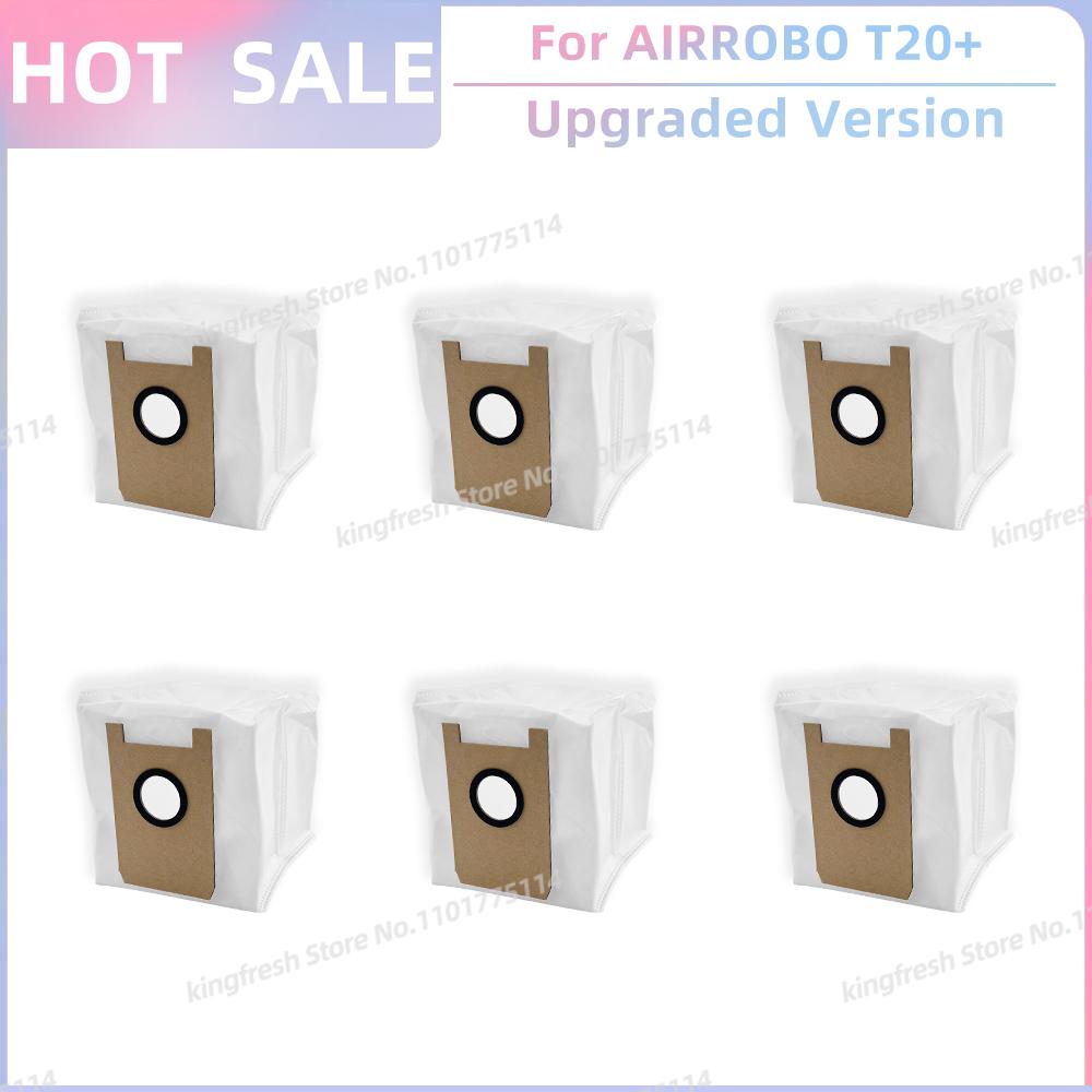 Passend für AIRROBO T20+ / T25+ / T30+ / L40+ / L50+ / L60+ / FIXR T20 Ersatzteile: Hauptwalze, Seitenbürste, Filter, Wischmopp, Tuch, Staubbeutel
