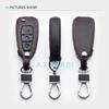 Leather Car Key Cover Bag For Ford Focus Transit C-Max S-Max Galaxy Mondeo Tourneo Fusion Flip Remote Fobs Shell Protector Cases